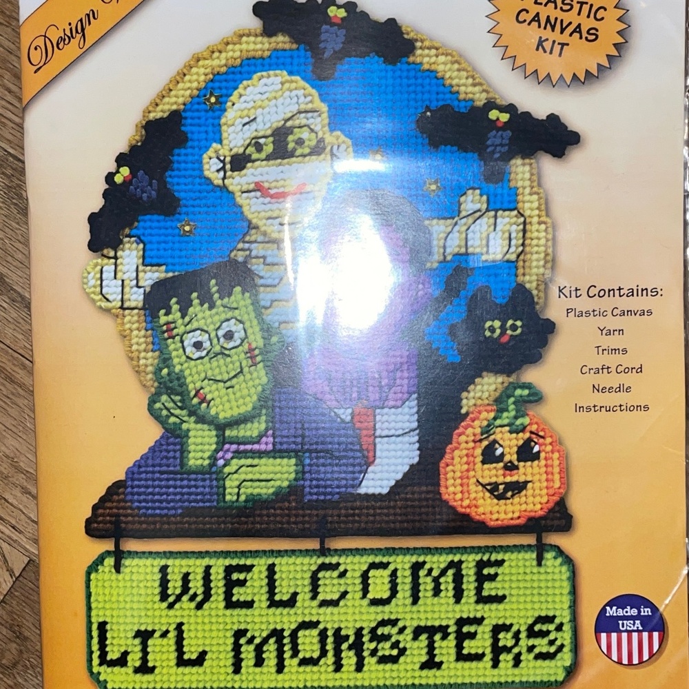 Design Works Monsters Plastic Canvas Kit